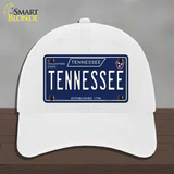 TN Tennessee Blue Novelty License Plate Hat Tag Unconstructed Cotton / White