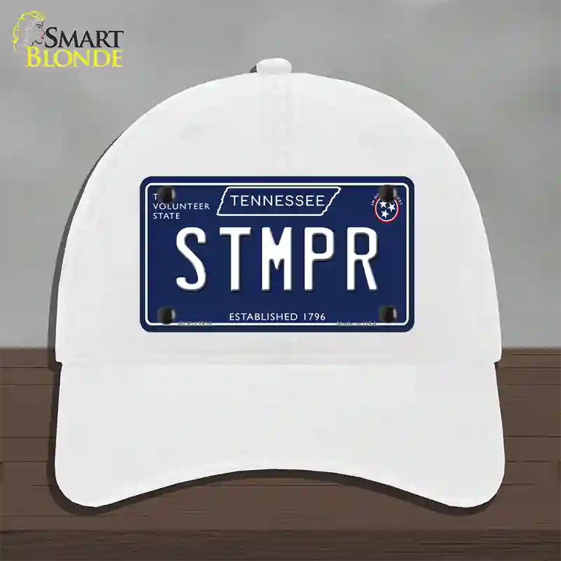 Stmpr Tennessee Blue Novelty License Plate Hat Tag Unconstructed Cotton / White