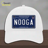 Nooga Tennessee Blue Novelty License Plate Hat Tag Unconstructed Cotton / White