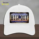 Bigfoot South Carolina Novelty License Plate Hat Tag Unconstructed Cotton / White