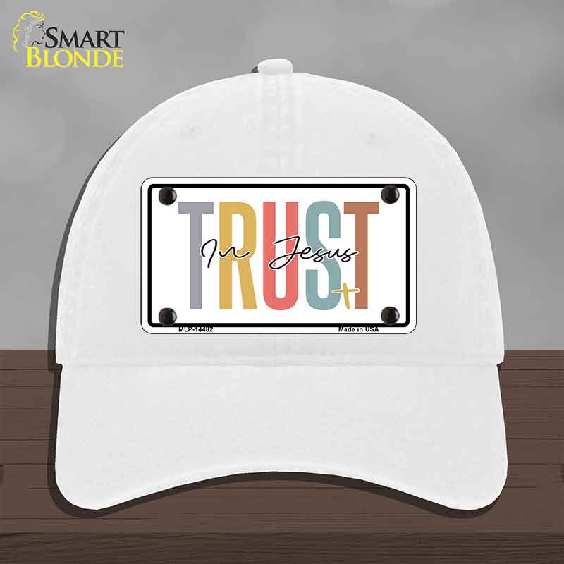 Trust In Jesus Novelty License Plate Hat HAT-MLP-14482