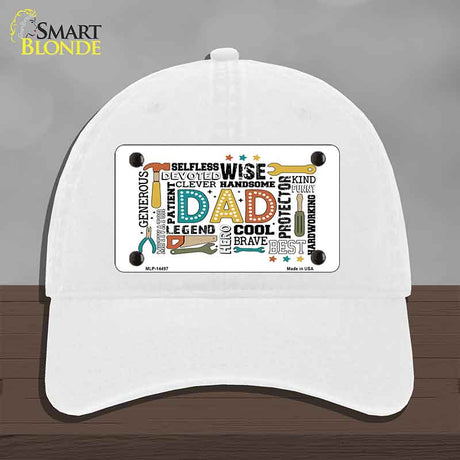 Dad Qualities Novelty License Plate Hat HAT-MLP-14497