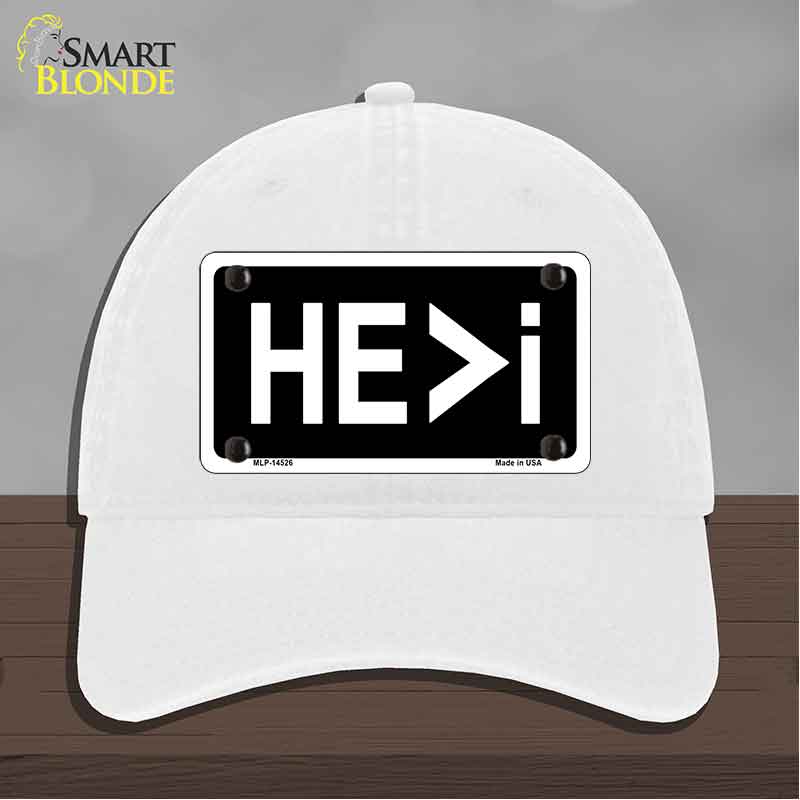 HE>i Novelty License Plate Hat HAT-MLP-14526
