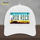 Rio Rico Arizona Novelty License Plate Hat Unconstructed Cotton / White