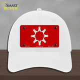 Oglala Sioux Tribe Flag Novelty License Plate Hat Unconstructed Cotton / White