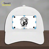 Santa Clara Pueblo Flag Novelty License Plate Hat Unconstructed Cotton / White