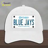 Blue Jays Toronto Canada Province Novelty License Plate Hat Unconstructed Cotton / White