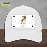 Jack Russell Terrier Dog Novelty License Plate Hat Unconstructed Cotton / White