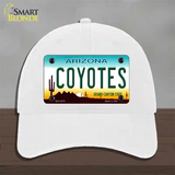 Coyotes Arizona State Novelty License Plate Hat Unconstructed Cotton / White