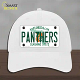 Panthers Florida State Novelty License Plate Hat Unconstructed Cotton / White