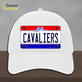 Cavaliers Ohio State Novelty License Plate Hat Unconstructed Cotton / White