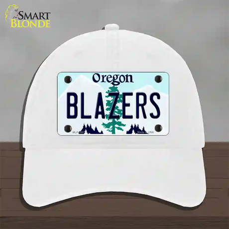 Blazers Oregon State Novelty License Plate Hat Unconstructed Cotton / White