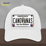 Canovanas Puerto Rico Novelty License Plate Hat Unconstructed Cotton / White