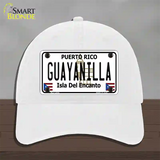 Guayanilla Puerto Rico Novelty License Plate Hat Unconstructed Cotton / White