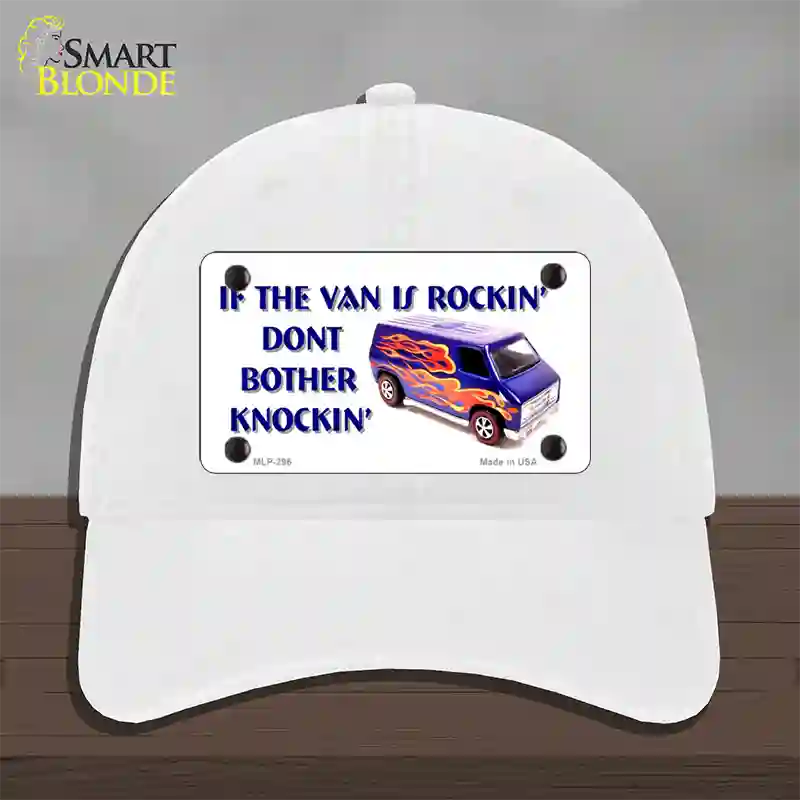 If Vans Rockin Novelty License Plate Hat Unconstructed Cotton / White