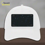 Stars Novelty License Plate Hat Unconstructed Cotton / White