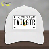 Tailgtr Georgia Novelty License Plate Hat Unconstructed Cotton / White