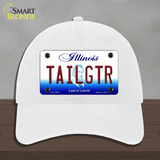 Tailgtr Illinois Novelty License Plate Hat Unconstructed Cotton / White