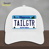 Tailgtr Minnesota Novelty License Plate Hat Unconstructed Cotton / White