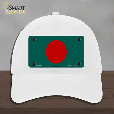 Bangladesh Flag Novelty License Plate Hat Unconstructed Cotton / White