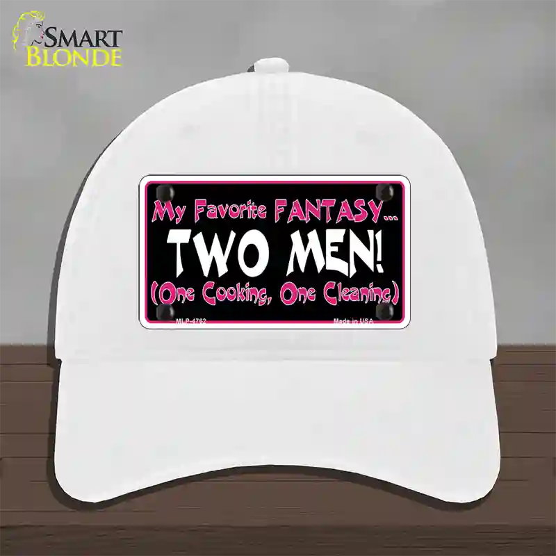 My Favorite Fantasy Novelty License Plate Hat Unconstructed Cotton / White