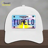 Tupelo Mississippi Novelty License Plate Hat Unconstructed Cotton / White