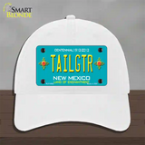 Tailgtr New Mexico Novelty License Plate Hat Unconstructed Cotton / White