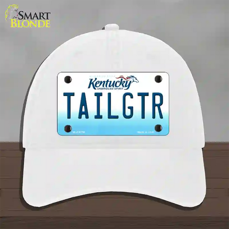 Tailgtr Kentucky Novelty License Plate Hat Unconstructed Cotton / White