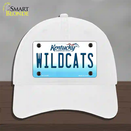 Wildcats Kentucky Novelty License Plate Hat Unconstructed Cotton / White