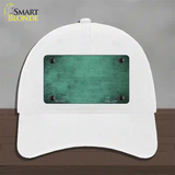 Mint Oil Rubbed Solid Novelty License Plate Hat Unconstructed Cotton / White