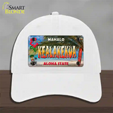 Kealakekua Hawaii State Novelty License Plate Hat Unconstructed Cotton / White