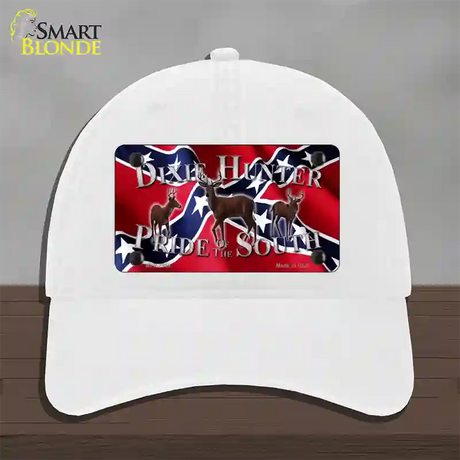 Pride Of The South Novelty License Plate Hat Unconstructed Cotton / White