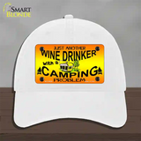 Just Another Wine Drinker Novelty License Plate Hat Unconstructed Cotton / White