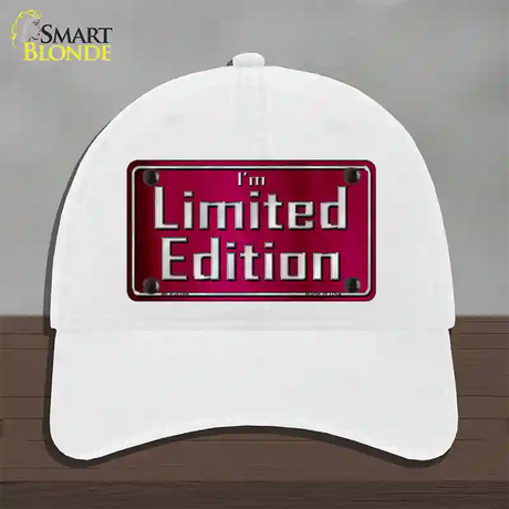 Im Limited Edition Novelty License Plate Hat Unconstructed Cotton / White