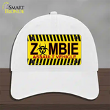 Zombie Assault Vehicle Novelty License Plate Hat Unconstructed Cotton / White