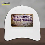 Grandmas Bed & Breakfast Novelty License Plate Hat Unconstructed Cotton / White