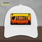 Arrowhead Arizona Scenic Novelty License Plate Hat Unconstructed Cotton / White