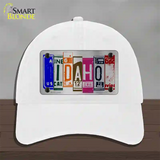 Idaho License Plate Art Novelty License Plate Hat Unconstructed Cotton / White