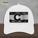 Colorado Carbon Fiber Novelty License Plate Hat Unconstructed Cotton / White