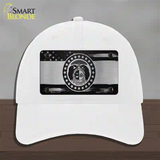 Missouri Carbon Fiber Novelty License Plate Hat Unconstructed Cotton / White