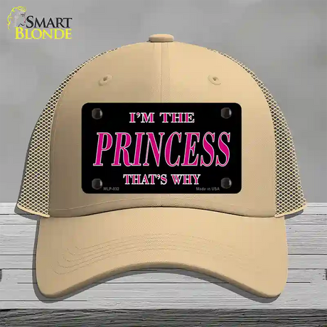 Princess Thats Why Novelty License Plate Hat Mesh / Khaki