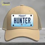 Hunter Missouri Novelty License Plate Hat Mesh / Khaki