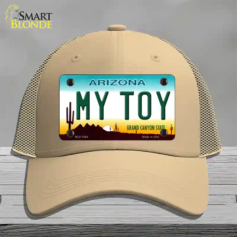 My Toy Arizona Novelty License Plate Hat Mesh / Khaki