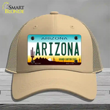 Arizona Novelty License Plate Hat Mesh / Khaki