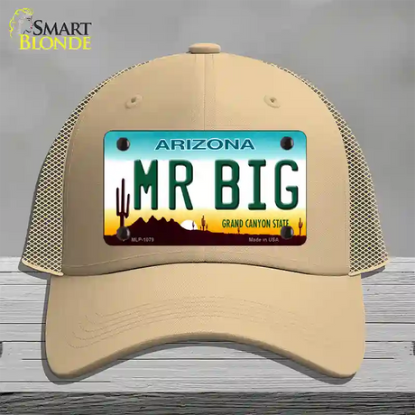 Mr Big Arizona Novelty License Plate Hat Mesh / Khaki