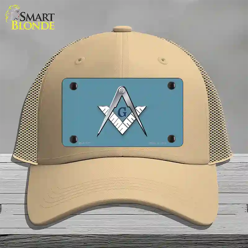 Masons Logo Novelty License Plate Hat Mesh / Khaki