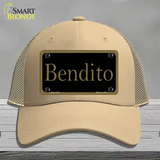 Bendito Novelty License Plate Hat Mesh / Khaki