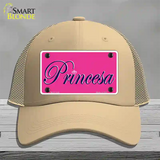 Princesa Novelty License Plate Hat Mesh / Khaki