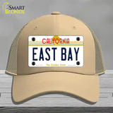 East Bay California Novelty License Plate Hat Mesh / Khaki