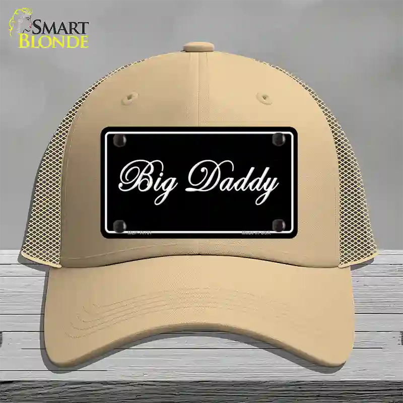 Big Daddy Novelty License Plate Hat Mesh / Khaki